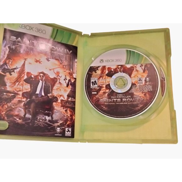 Saints Row IV National Treasure Edition Xbox 360 disc 1 manual Case - Picture 2 of 3
